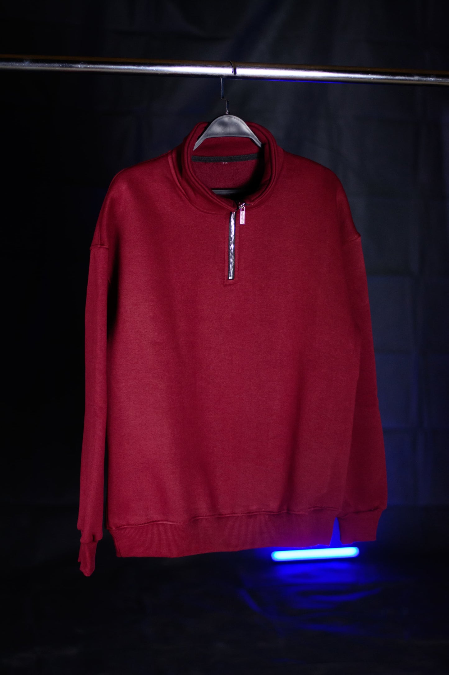 Half-zip-Burgundy